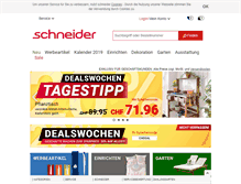 Tablet Screenshot of ch.schneider-online.com